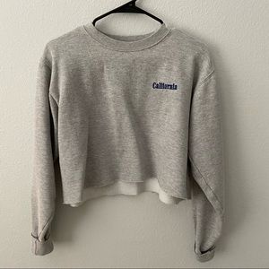 Brandy Melville cropped crew neck!